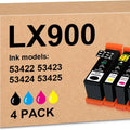 53422 ink cartridge replacement set, compatible with Primera 53423, 53424, and 53425, compatible with Primera LX900 printer ink.