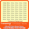 Transparent Name Sticker Custom Hebrew Waterproof Personalized Children Label for Schlool Stationery - Visuel 8 | SAMAG