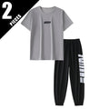2 - pcs Summer Youth Fashion Letter Set 13 - 16 Year Old Boys - View 7 | SAMAG