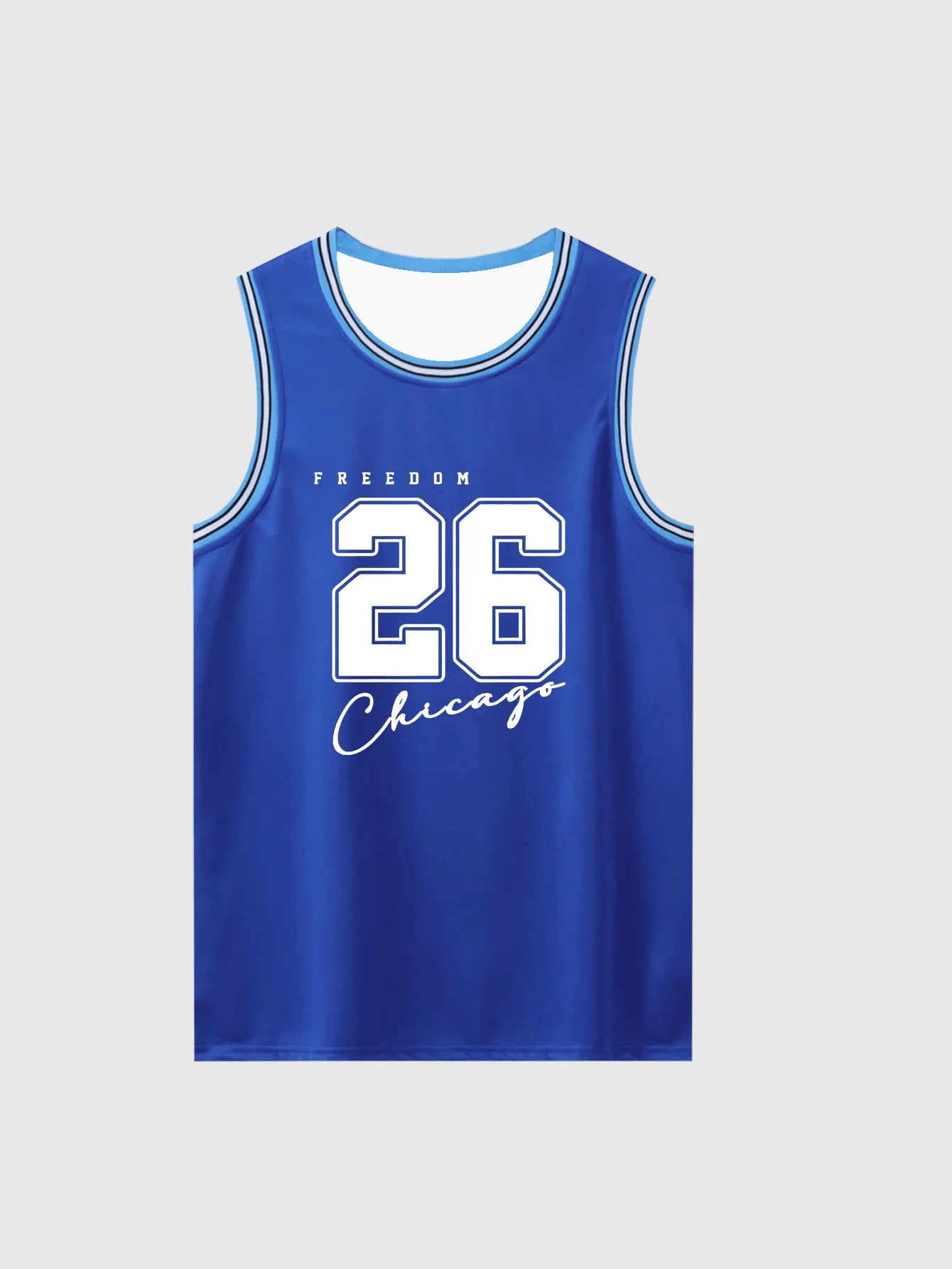 SEASONMARK 2026 Men's Summer Vintage Breathable Quick-Drying Sleeveless Vest round Neck Sports T-Shirt for Basketball