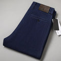 Men's Straight Leg Jeans Streetwear Blue/Black Casual | SAMAG