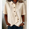 Summer Women's Casual Solid Irregular Shirt Fashion - View 2 | SAMAG