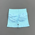 HISTELLO Impact Shorts 4.5" Women Fitness Sports Biker Shorts Low Waist Gym Short Workout Scrunch Butt Yoga Seamless Leggings