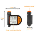 20M Smart Garden Timer Irrigation Set IPX5 Waterproof LCD Automatic Watering Controller Set With Rain Sensor for Farms