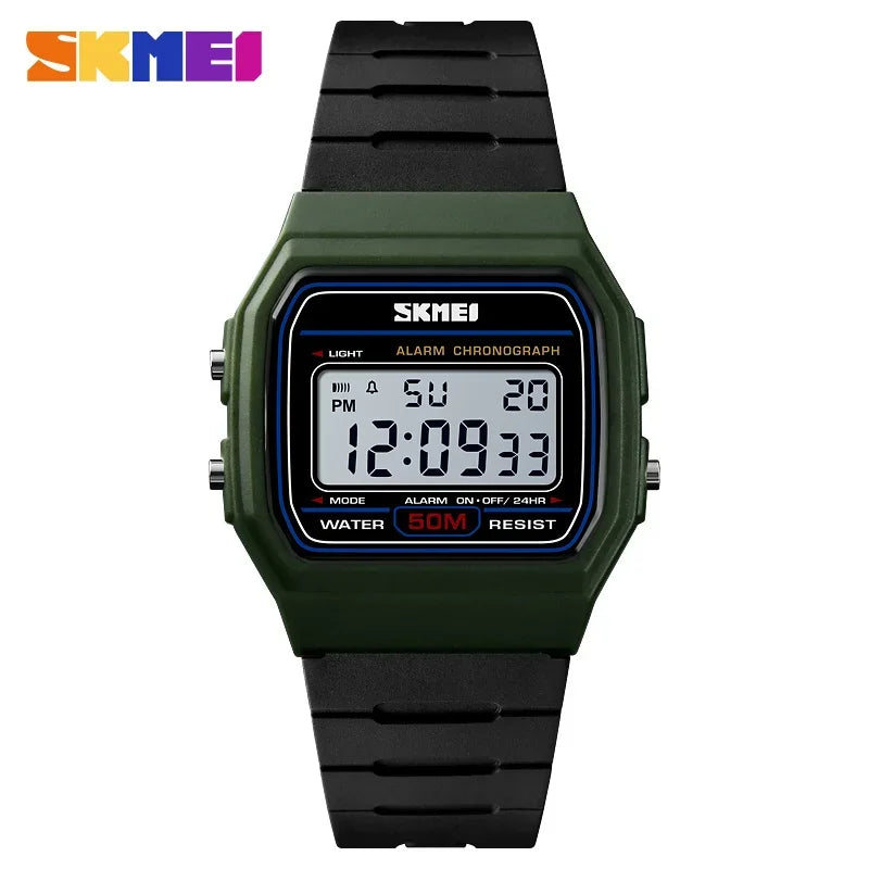 SKMEI 1412 Luxury Digital Watch for Women Waterproof Sport Girl Date Week Female Wristwatches Women Clock Relogio Feminino 1419