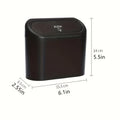 1pc Car Trash Can - Mini Garbage Bin and Organizer for Clean and Tidy Car Interiors