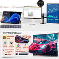 ZEUSLAP 18.5" Touch Screen Portable Monitor 100Hz 100% sRGB With Screen Holder Stand For Laptop Phone Xbox PS4 PS5 Switch