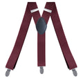 Fashion Suspenders for Men Women 3.5cm Y-Back 3 Clips Adjustable Elastic Shirt Trouser Braces Strap Belt Gifts for Dad Husband