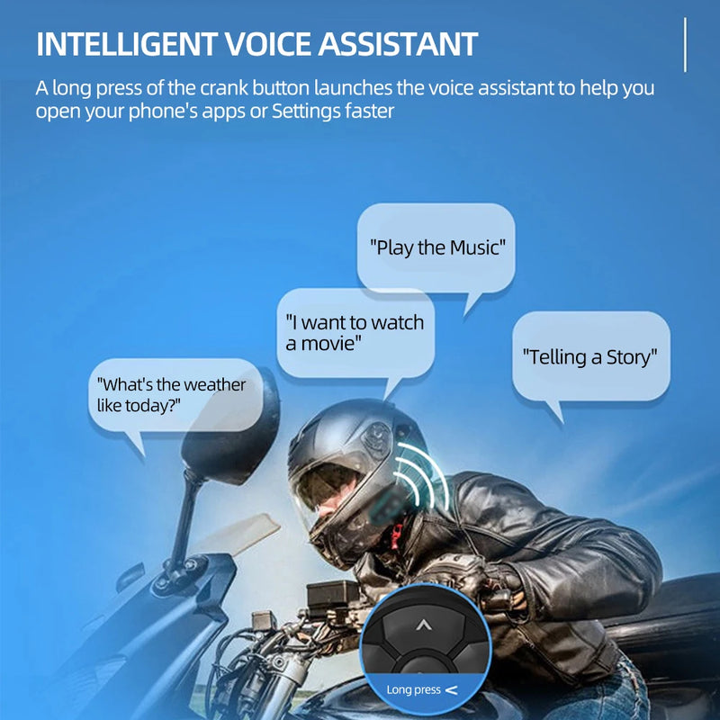 5 Key Wireless Remote Controller Button Helmet Earphone Motorcycle Handlebar Car Steering Wheel Control Media  for IOS Android