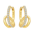 Orstarry S925 Sterling Silver 18k Gold Modern Square Earrings Hoop Earrings For Women Jewelry Original Trendy Anniversary Gifts