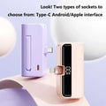 VIVO 50000mAh Capsule Power Bank 22.5W Fast Charging Powerbank LED Digital Display Portable External Battery For iPhone Samsung