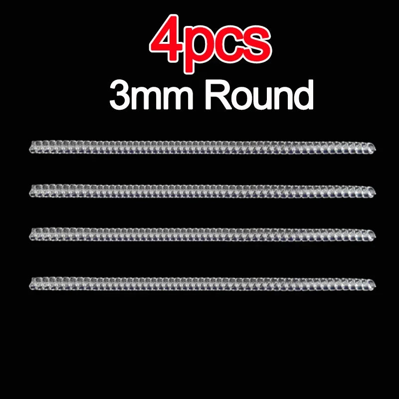1/4pcs Ring Size Reducer Tools Spiral Spring Based Rings Adjust Invisible Transparent Tightener Resizing Tool Jewelry Guard