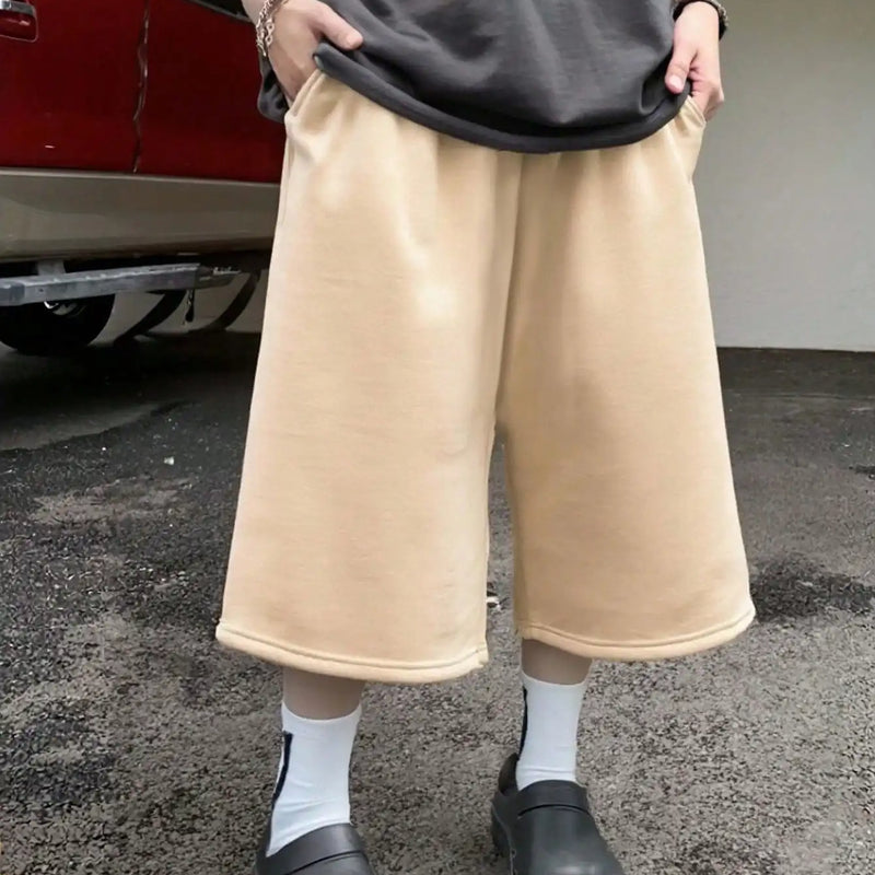 Men's Loose Street Style 7/8 Length Shorts Summer Casual | SAMAG