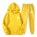 Popular autumn and winter hooded sweatshirt+jogging pants set suitable for both men and women in sports and - View 15 | SAMAG