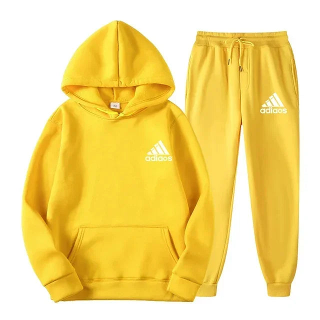 Popular autumn and winter hooded sweatshirt+jogging pants set suitable for both men and women in sports and - View 15 | SAMAG
