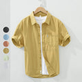 100% Cotton Solid Color Men's Summer Lightweight Short | SAMAG