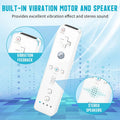 Controllers For Nintendo Wii 2 In 1 Left Right Controller Optional Motion Plus Set Game Remote Control Joystick Wireless Gamepad