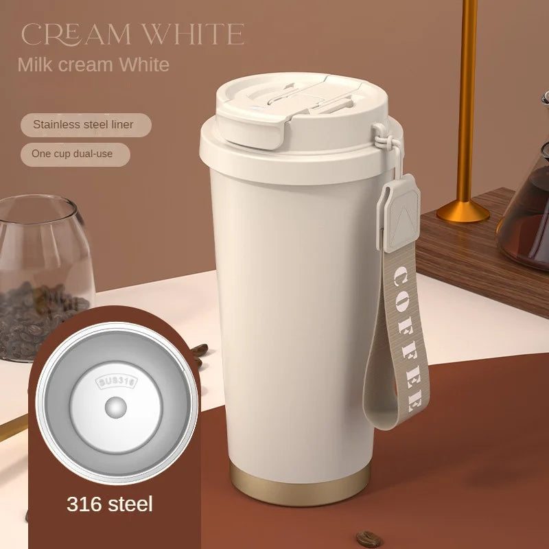 530ML Thermal Mug Portable Travel Cup Thermoses Household Coffee Insulated Mugs The Car Vacuum Flasks Isotherm Water Bottle