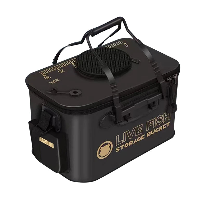 Portable folding fishing box, outdoor large capacity fish | SAMAG