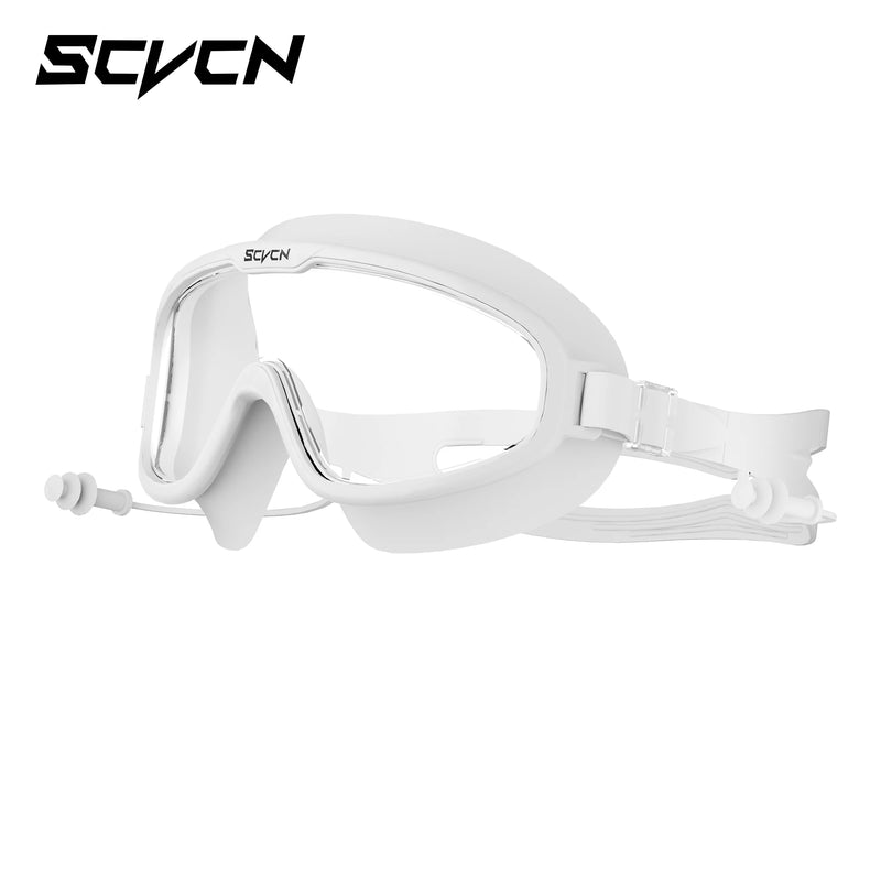 SCVCN Swim Eyewear Full Frame Clear Goggles for Swimming | SAMAG