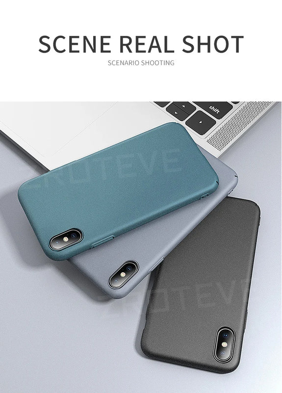 For iPhone X XR Case ZROTEVE Luxury Ultra Thin Frosted Hard PC Cover For Apple iphone XR XS Max iPhonex 10 iPhone10 Phone Cases