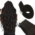 Ugeat Tape in Hair Extensions Human Hair Real Natural Brazilian Remy Hair Straight Seamless Skin Weft For Women Balayage 20P/40P