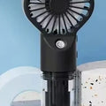 Handheld Mini Fan Air Conditioner USB Rechargeable Portable Mist Cooler Cooling Spray Humidifier Fan for Home/Office/Dorm