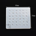 SNASAN Cute Beads Cube Triangle Silicone Mold For Jewelry Earrings Pendant Making Resin UV Epoxy Resin Molds Crafts DIY Tool
