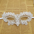 1pcs Hot Sale White Sexy Lace Half Face Masks Various Styles Halloween Masquerade Party Dance Mask Costume