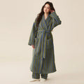 Thickened Flannel Robe Pants Pajamas Set Autumn Winter | SAMAG