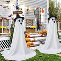 2 Packs Halloween Decorations Outdoor Cute glow Indoor Spooky Ghost Scary Ghosts Decor for Yard Garden Home birthday decoration