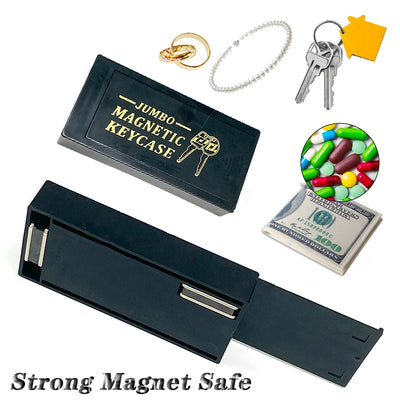 Portable Magnetic Key Hidden Safe Box Spare Lock Holder Magnet Outdoor Stash For Home Office Car Truck Secret | SAMAG