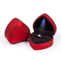 LED Jewelry Box for Ring Necklace Engagement Ring Display Gift Case Packaging Showcase Boxes with Light Storage Cases Wholesale