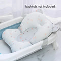 Infant Daily Bath Accessory Non Slip Bathtub Mat Soft Animal Pillow Safety Support Cushion For Newborn Shower And Body Washing