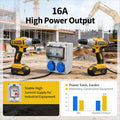Outdoor Portable Current Box Waterproof Industrial Electric Distribution Cabinet Box with Leakage Protector Circuit Breaker