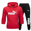Letter printed sportswear set men's hooded sweatshirt | SAMAG