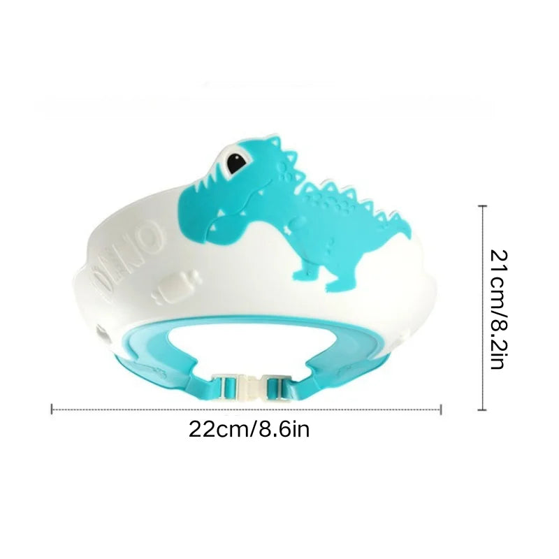 Kids Bath Cap, Waterproof Shampoo Hat, Adjustable Elastic, Newborn Rinse Cap, Soft Stretch, Baby Ear Protection Essential