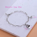 VENTFILLE 925 Sterling Silver Thai Silver Bracelet for Women Vintage Geometric Heart Love Lucky Punk Jewelry 2023 New Dropship