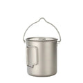 Outdoor Picnic Titanium Cooking Pot 750ml 900ml Hanging - View 5 | SAMAG