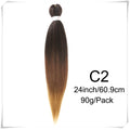 Pre Stretched Braiding Hair 26inch Kanealon for Braids Yaki Straight Synthetic Braids Hair Extension Expressions Braiding Hair