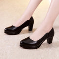 high quality leather shoe for women 6cm 8cm high heel platform point toe 32 33 34 elegant and fashion shoe black white silver