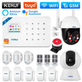 KERUI W181 WIFI GSM Alarm System Kit with Door/Window Sensor for Home Security Support Alexa Tuya Smart APP Remote Control