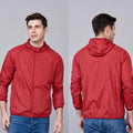 JNLN Men Women Hiking Jackets Waterproof Sun Protective Windbreaker Unisex Camping Climbing Outdoor Rain Coat Portable Clothes