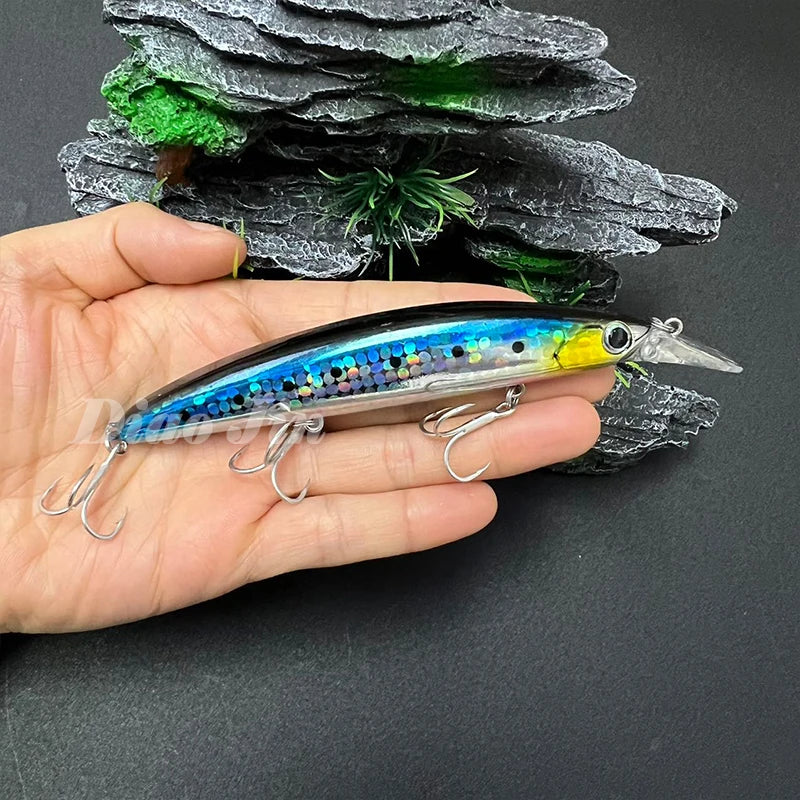 20g 110mm Floating Minnow Fishing Lure Seabass Hard - View 7 | SAMAG