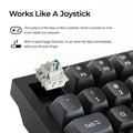 Keychron Q6 HE 8K Magnetic Switch Keyboard Full-size Layout Hall Effect Program Gaming Custom Wired Keyboard
