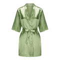 Satin Silk Robes Plus Size Wedding Bathrobe Bride | SAMAG