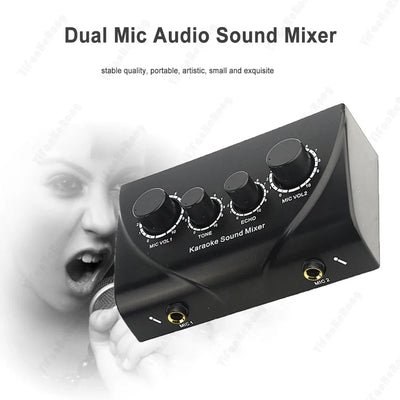 Fuluode Professional Dual Mic Input Audio System Karaoke | SAMAG
