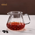 JUSTINLAU Hand Drip Coffee Pot Set High Borosilicate Glass Coffee Brewing Pot Espresso Filter Cups Household Coffee Accessories