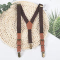 New Casual Kids Elastic Suspenders Children Boys Matching Tuxedo Suit Adjustable Y - Back Braces for Party Daily | SAMAG