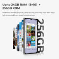 OUKITEL C62 Pro Smartphone Android 15, 6.88" HD+ Display Unisoc T615 Cell Phone, 24GB (8+16) + 256GB, 5150mAh Battery NFC Mobile